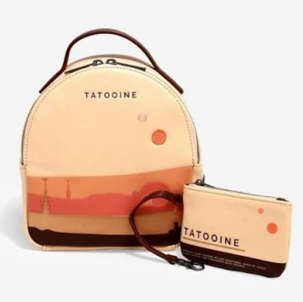 NWT Loungefly Star Wars Tatooine Mini Backpack